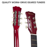 Karrera 38in Pro Cutaway Acoustic Guitar with guitar bag - Natural