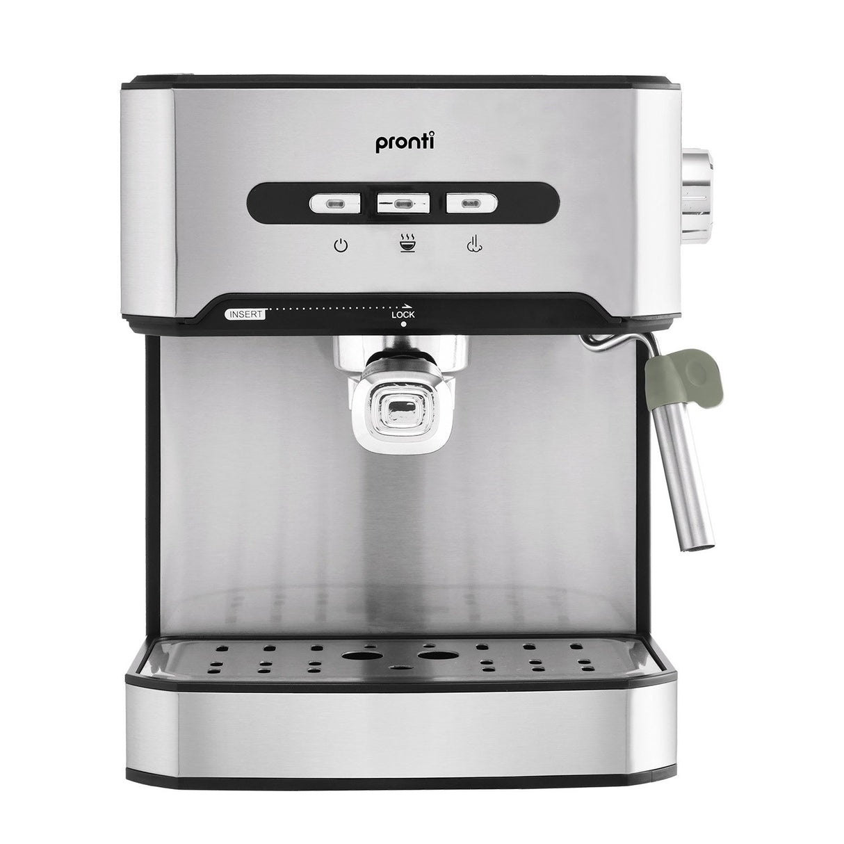 Pronti 1.6L Automatic Espresso Maker with Integrated Milk Frother