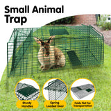 Klika Humane Live Animal Trap Possum Rat Rabbit Hare Catcher Folding Cage - Side View