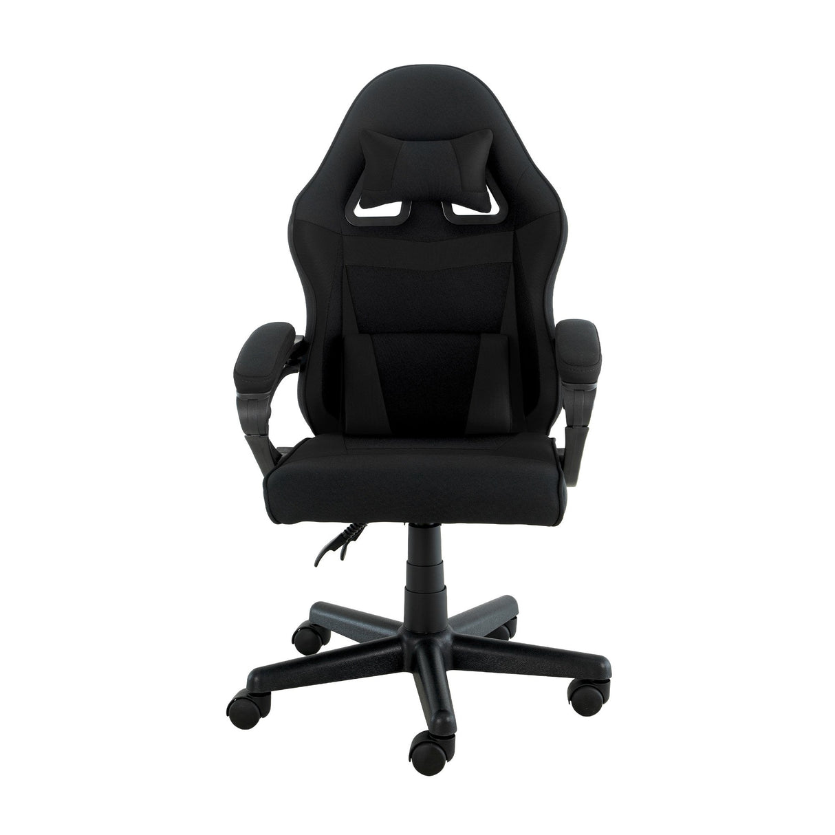 Sarantino Antre Kids Study Gaming Chair Black Adjustable Computer Desk Seat Racing Inspired-look With Adjustable Height Ergonomic Back Support Padded Armrests