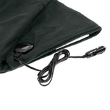Laura Hill Heated Electric Car Blanket 150x110cm 12v - Black - Side View