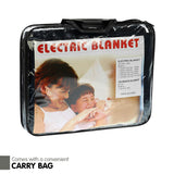 Laura Hill Heated Electric Car Blanket 150x110cm 12v - Black - Low Angle