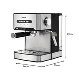 Pronti Toaster, Kettle & Coffee Machine Breakfast Set - Black - Extra Image