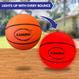 Kahuna Trampoline Led Basketball Hoop Set With Light-up Ball - Rear View