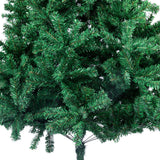 Luxurious 2.4m Christabelle Green Faux Christmas Tree - 1500 Lush Tips for Festive Decor - Close-Up Angle