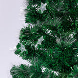 Christabelle 2.4m Enchanted Pre Lit Fibre Optic Christmas Tree Stars Xmas Decor - Rear View
