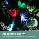 Christabelle 2.4m Enchanted Pre Lit Fibre Optic Christmas Tree Stars Xmas Decor - Extra Image