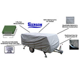 Samson Heavy Duty Trailer Camper Cover 12-14ft - Side View