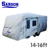 Samson Heavy Duty Caravan Cover 14-16ft - Rear View