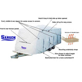 Samson Heavy Duty Caravan Cover 16-18ft - Front View