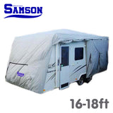 Samson Heavy Duty Caravan Cover 16-18ft - Rear View