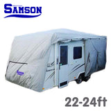 Samson Heavy Duty Caravan Cover 22-24ft - Rear View