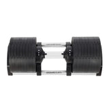 Powertrain Eon 2 x 36kg Dial-Up Adjustable Dumbbell Home Gym Weights - Side View