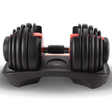 Powertrain 24kg Adjustable Dumbbell - Low Angle
