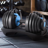 Powertrain  24KG Adjustable Home Gym Dumbbell - Blue - Extra Image