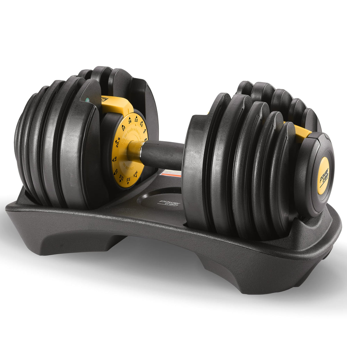 Powertrain 24KG  Adjustable Home Gym Dumbbell - Gold