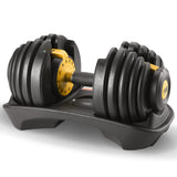 Powertrain 24KG  Adjustable Home Gym Dumbbell - Gold