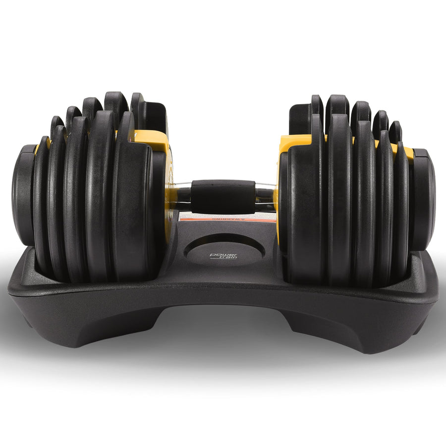 Powertrain 24KG  Adjustable Home Gym Dumbbell - Gold