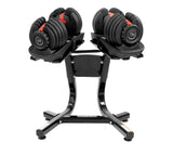 Powertrain 2x 24kg  Adjustable Dumbbells with Stand - Front View
