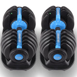 Powertrain 48KG Adjustable Dumbbell Set With Stand Blue - Extra Image
