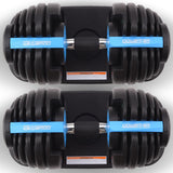 Powertrain 2x 24kg Adjustable Dumbbell Home Gym Set - Extra Image