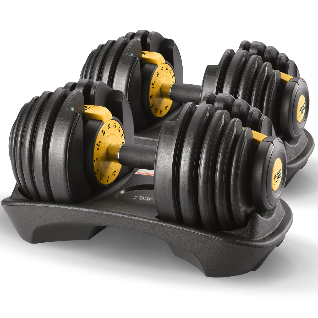 Powertrain 48kg  Adjustable Dumbbell Home Gym Set Gold