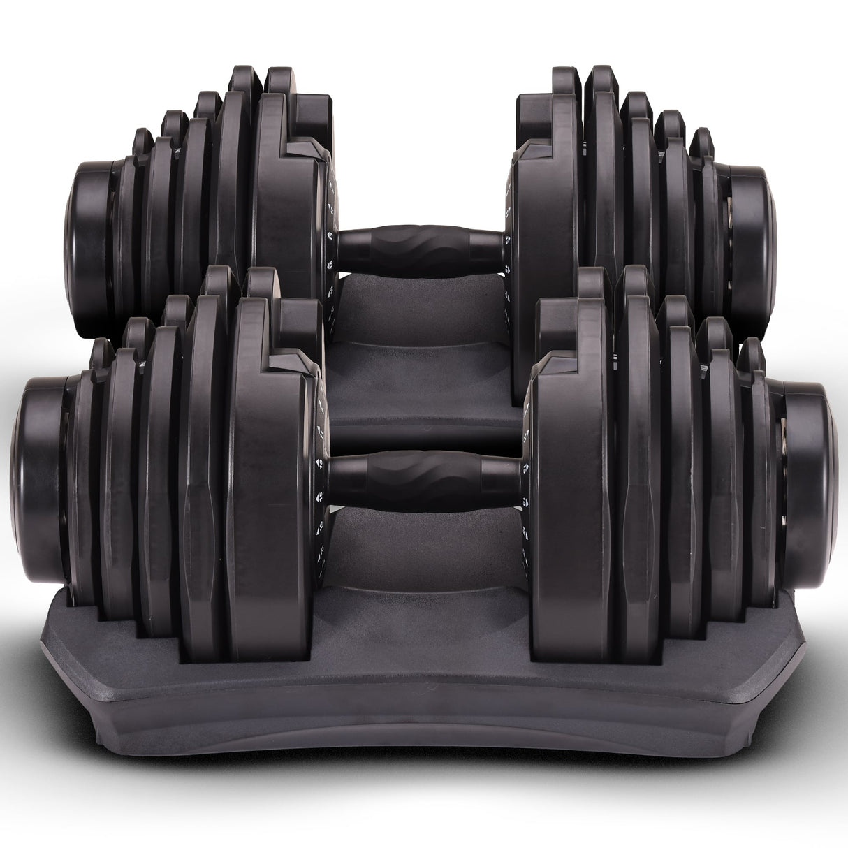 Powertrain 2 x 40kg Powertrain Adjustable Dumbbells Home Gym Set