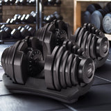 Powertrain 2 x 40kg Powertrain Adjustable Dumbbells Home Gym Set - Extra Image