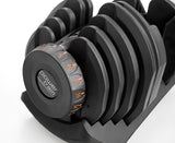 Powertrain 2x 40kg Powertrain Adjustable Dumbbells with Stand - Side View