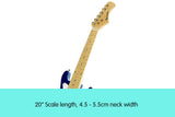 Karrera Electric Childrens Kids Guitar - Blue - Top-Down View