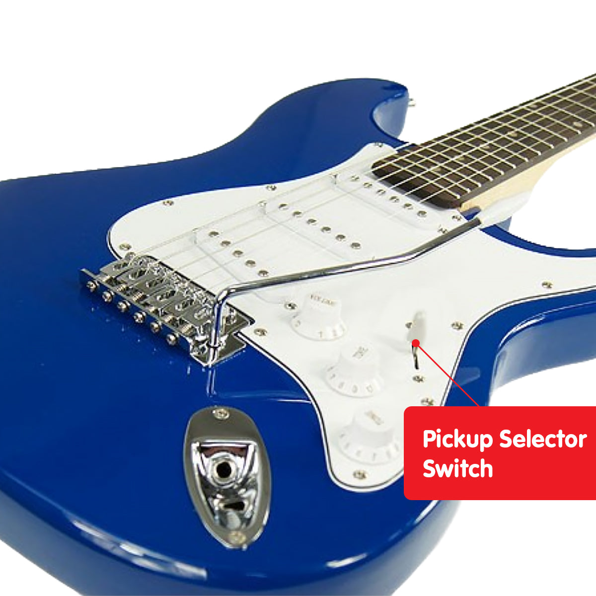 Karrera 39" Electric Guitar in Stunning Blue Finish