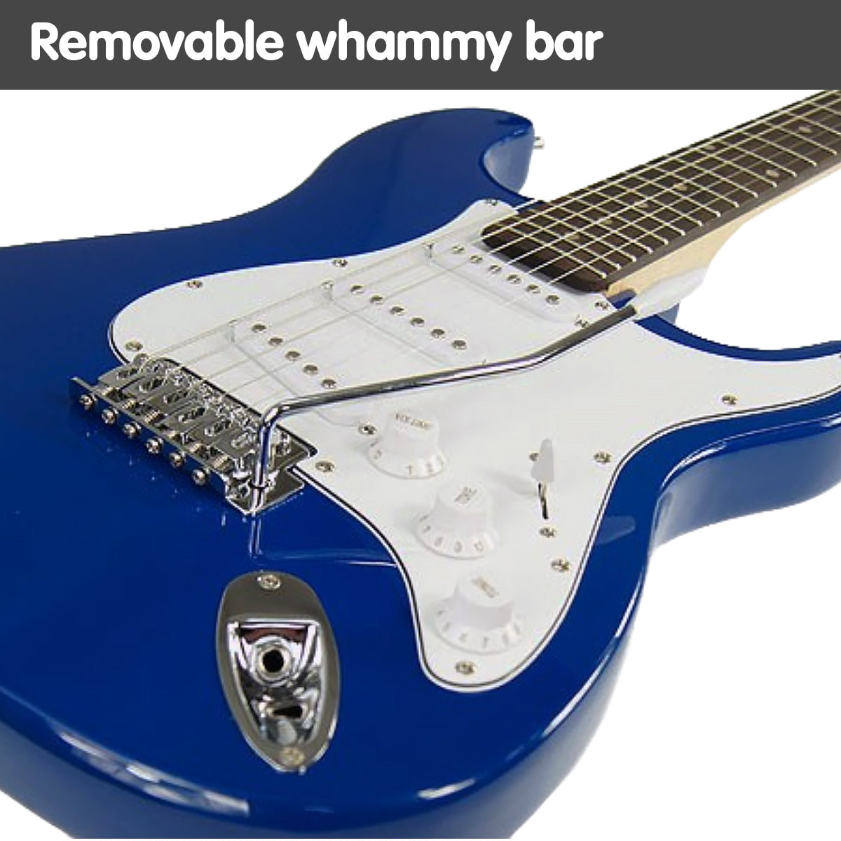 Karrera 39" Electric Guitar in Stunning Blue Finish