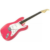 Karrera 39in Electric Guitar  - Pink - Front View