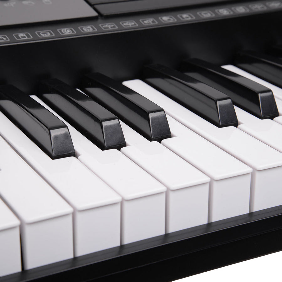Karrera 61-Keys Electronic Keyboard Piano with Stand - Black
