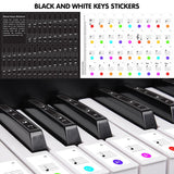 Karrera 61-Keys Electronic Keyboard Piano with Stand - Black