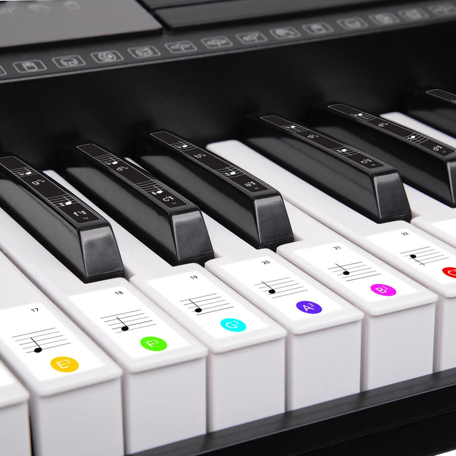 Karrera 61-Keys Electronic Keyboard Piano with Stand - Black