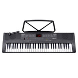 Karrera 61-key Electronic Led Keyboard 75cm Portable Piano In Black With Microphone Input, Headphone Output, 255 Timbres & Rhythms - Extra Image