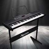 Karrera 61-key Electronic Led Keyboard 75cm Portable Piano In Black With Microphone Input, Headphone Output, 255 Timbres & Rhythms - Extra Image