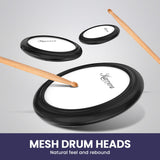 Karrera X23 Electronic Drum Kit with Sound Module, 3 Toms, Snare Quiet Mesh Drum Heads, Cymbals & Pedal - Extra Image