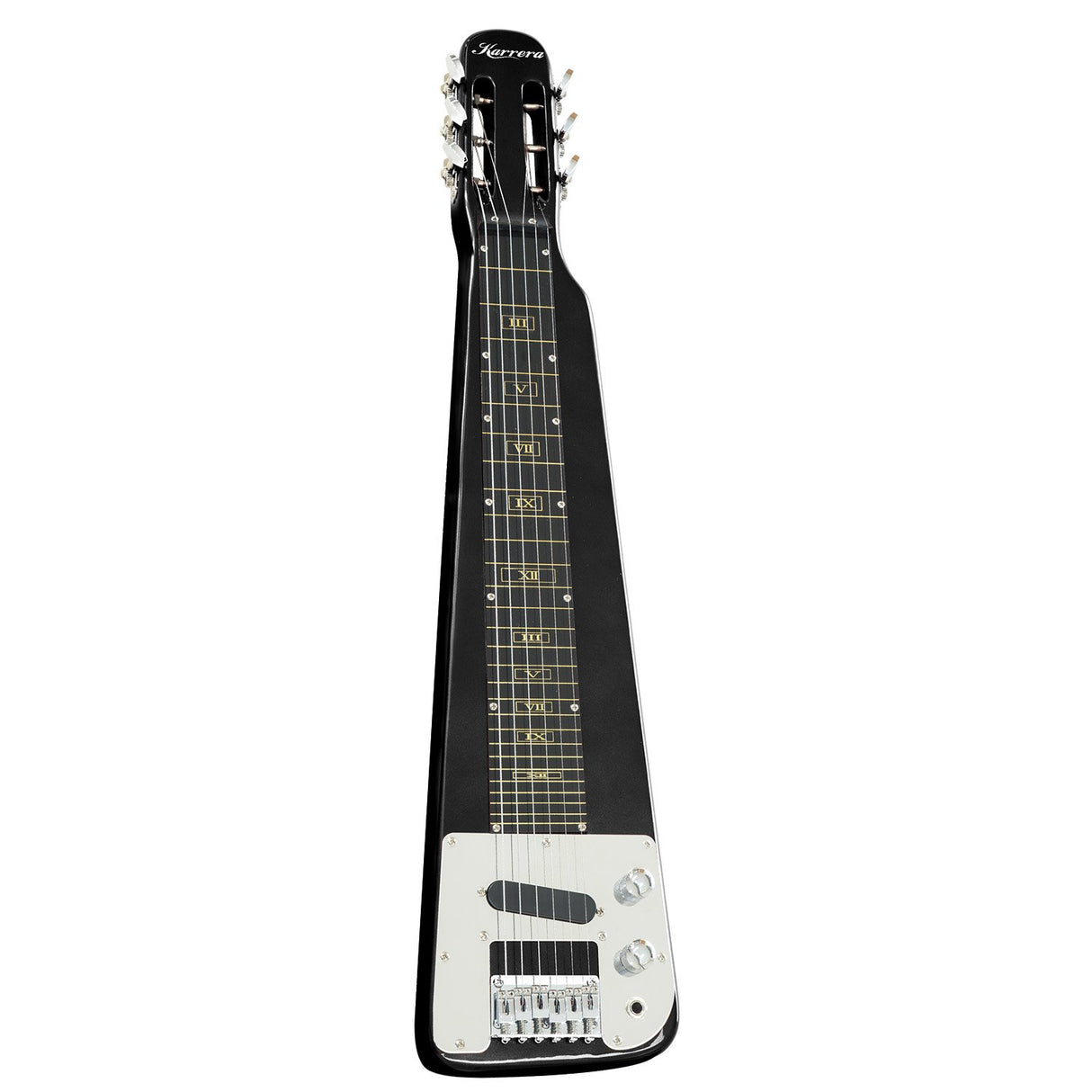 Karrera 29-Inch Electric Lap Steel Guitar - Sleek Black Finish