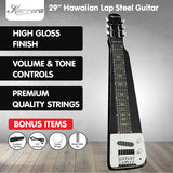 Karrera 29-Inch Electric Lap Steel Guitar - Sleek Black Finish - Extra Image