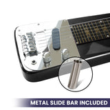 Karrera 29-Inch Electric Lap Steel Guitar - Sleek Black Finish - Extra Image