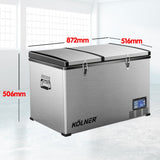 Kolner 80l Portable Fridge Cooler Freezer Camping Car Travel Refrigerator - 45-Degree Angle