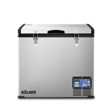 Kolner 95l Portable Fridge Chest Freezer With Lcd Panel - Rv Vehicle Camping Refrigerator - Side View