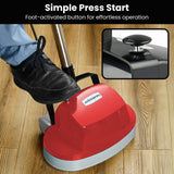 Klika Hauskeeper 5 in 1 Electric 240V Floor Polisher w/ 6M Power Cable Timber Hard Waxer Buffer Cleaner Red - Extra Image