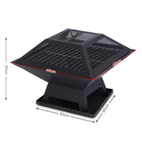 Wallaroo Portable Outdoor Fire Pit for BBQ, Grilling, Cooking, Camping - Extra Image
