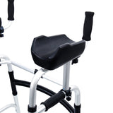 Orthonica Folding Rollator Walker Aluminium Adjustable Handles With Cane Box - 45-Degree Angle