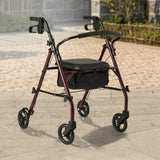 Orthonica Foldable Steel Frame Rollator 4-Wheel Walker - Extra Image