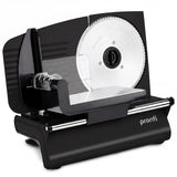 Pronti Electric Deli and Food Slicer with Adjustable Thickness - Black