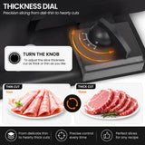 Pronti Electric Deli and Food Slicer with Adjustable Thickness - Black - Extra Image